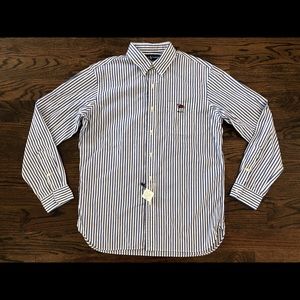 Sz L Polo Ralph Lauren Yacht Club Button Shirt New